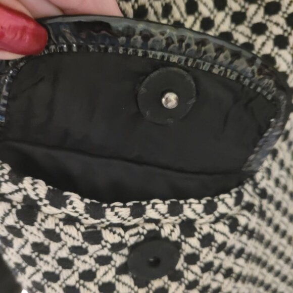 50's Style Checkered Long Jacket Size M - Picture 7 of 7